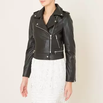 Блузон короткий в байкерском стиле YOKO