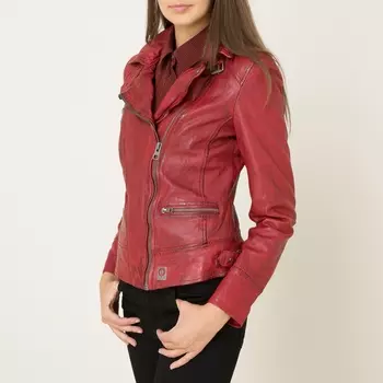 Блузон приталенный из овечьей кожи VIDEO