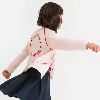 Блузон Teddy с надписью сзади 3-12 лет