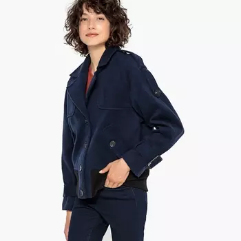 Блузон в форме тренчкота