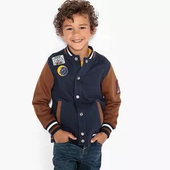 Блузон в стиле Тедди из мольтона, 3-12 лет