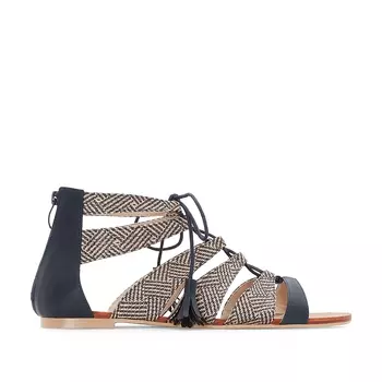 Босоножки двухцветные на широкую стопу 38-45