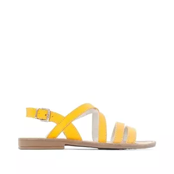 Босоножки кожаные