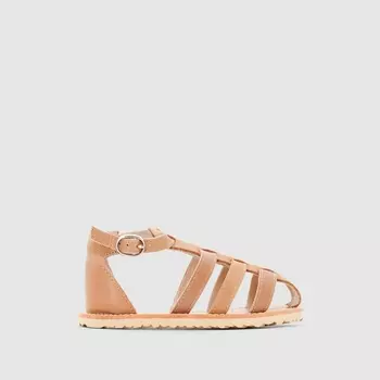 Босоножки кожаные