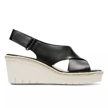 Босоножки кожаные на танкетке Palm Glow