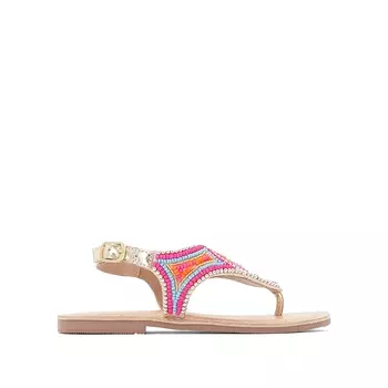 Босоножки кожаные с бусинами, размеры 26-39