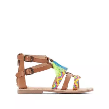 Босоножки кожаные с бусинами, размеры 26-39