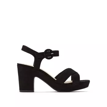 Босоножки на широком каблуке