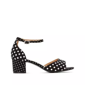 Босоножки в горошек