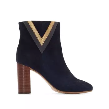 Ботильоны из спилка для широкой стопы 38-45