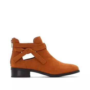 Ботильоны кат-аут с бантом