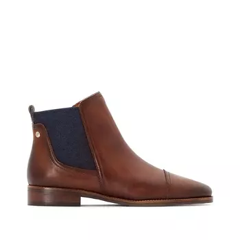 Ботильоны кожаные