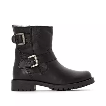 Ботильоны кожаные Biker