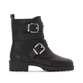 Ботильоны в байкерском стиле 33-38