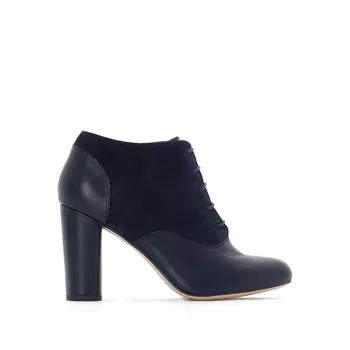 Ботинки-дерби на высоком каблуке