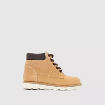 Ботинки из невыделанной яловичной кожи