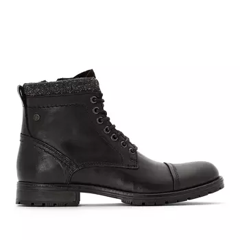 Ботинки JFWMARLY LEATHER BLACK