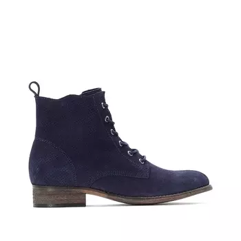 Ботинки кожаные на шнуровке