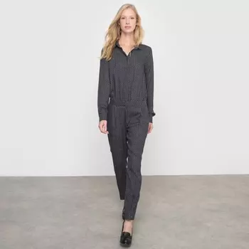 Брючный комбинезон с рисунком