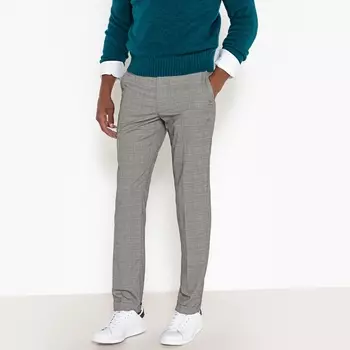 Брюки-чино с рисунком в клетку