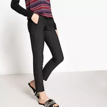 Брюки-дудочки с 2 карманами на молнии