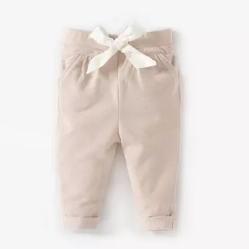 Брюки из мольтона с бантом, 1 мес. - 3 года