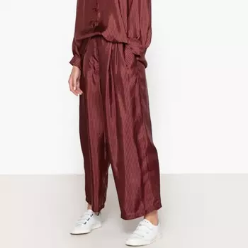 Брюки объемные в полоску PERSEPHONE