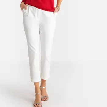 Брюки прямые с оригинальными карманами