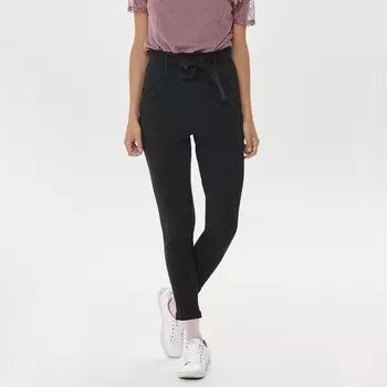 Брюки прямые с высокой талией, длина 32