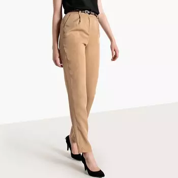 Брюки с высокой талией из лиоцелла