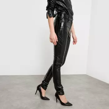 Брюки с завышенной талией