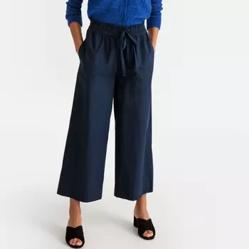 Брюки широкие на эластичном поясе