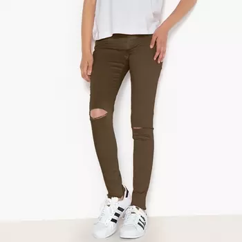 Брюки скинни с рваным эффектом, 10-16 лет