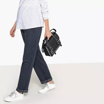 Брюки спортивные в полоску для периода беременности