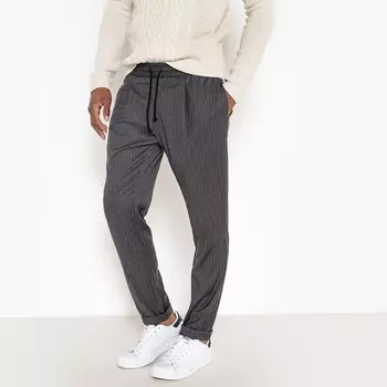 Брюки спортивные в полоску с эластичным поясом