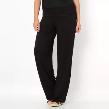 Брюки удлинённые из трикотажа