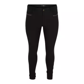 Брюки узкого покроя с карманами на молнии