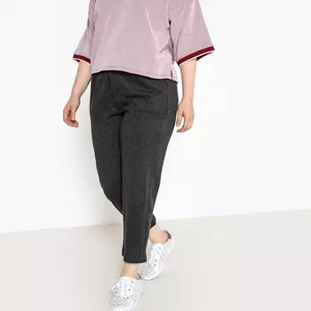 Брюки в полоску узкого покроя