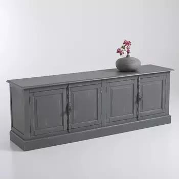 Буфет с 4 дверцами и отделкой патиной Eulali