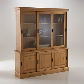 Буфет-шкаф для посуды из массива сосны, Authentic Style