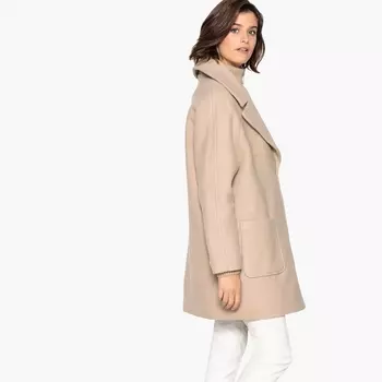 Бушлат средней длины с застежкой на молнию, зимняя модель