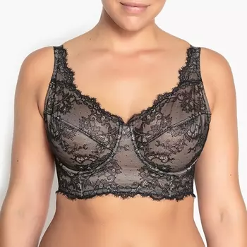 Бюстгальтер облегающий в форме бюстье