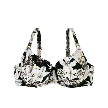 Бюстгальтер от купальника облегающий с рисунком Sulu