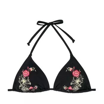 Бюстгальтер от купальника с треугольными чашечками с вышивкой Havana