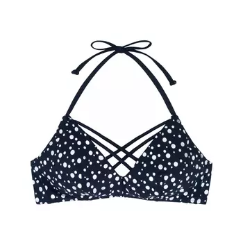 Бюстгальтер от купальника в горошек с треугольными чашечками Newport
