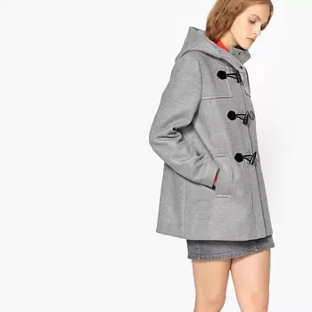 Даффлкот короткий с капюшоном