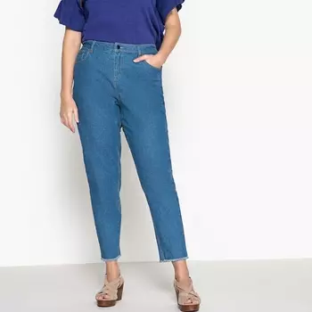 Джинсы MOM с завышенной талией