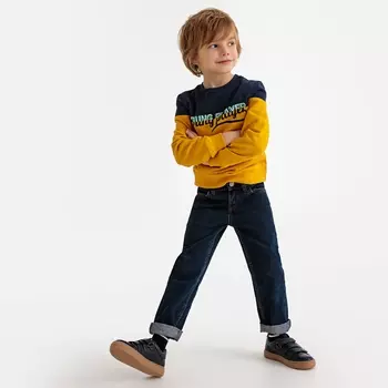 Джинсы прямые, 3-12 лет
