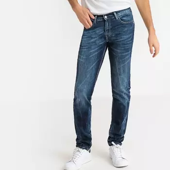 Джинсы прямые с потертым эффектом Darko