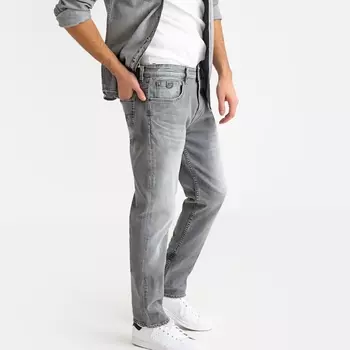 Джинсы прямые серые Datte